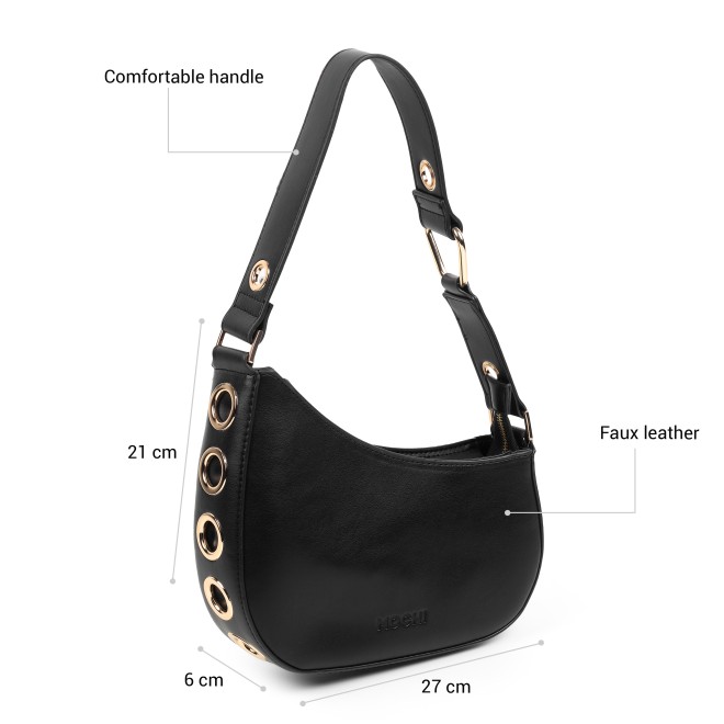 Mochi Women Black Shoulder Bag (SKU: 66-1267-11-10)