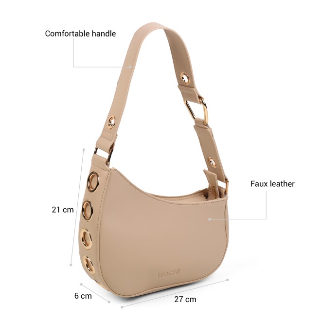 Mochi Women Beige Shoulder Bag (SKU: 66-1267-20-10)