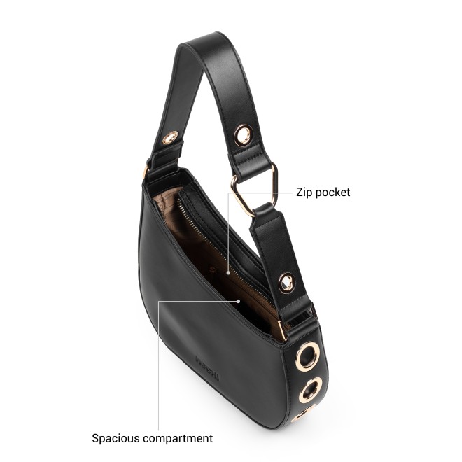 Mochi Women Black Shoulder Bag (SKU: 66-1267-11-10)
