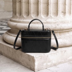 Mochi Women Black Satchel Bag