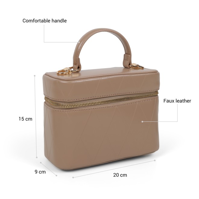 Mochi Women Beige Satchel Bag (SKU: 66-1268-20-10)