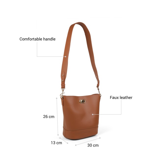 Mochi Women Brown Sling Bag (SKU: 66-1269-12-10)