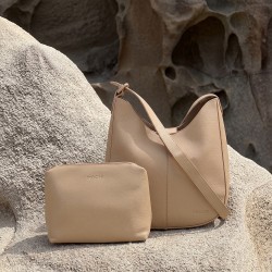 Mochi Women Beige Hobo Bag