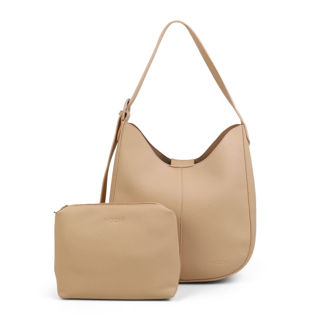 Mochi Women Beige Hobo Bag (SKU: 66-1270-20-10)