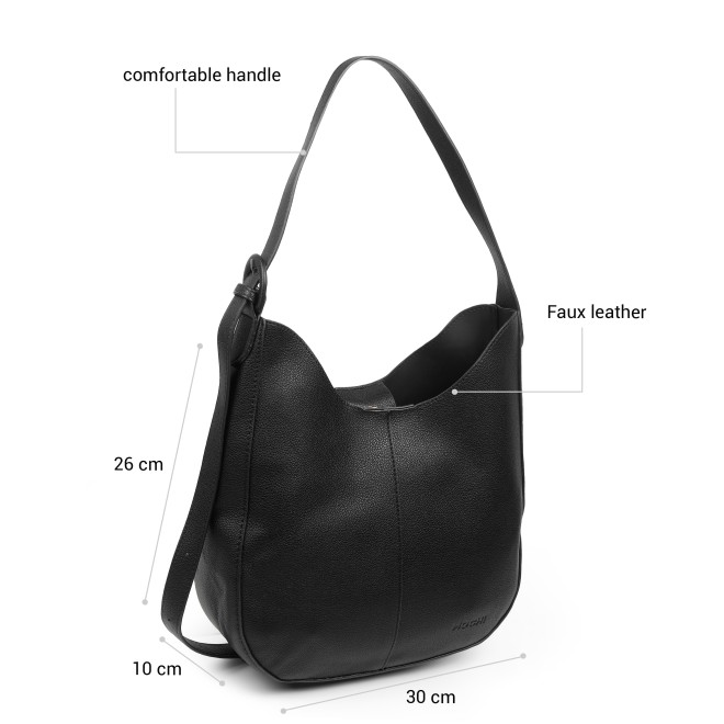 Mochi Women Black Hobo Bag (SKU: 66-1270-11-10)