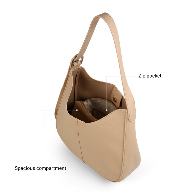 Mochi Women Beige Hobo Bag (SKU: 66-1270-20-10)