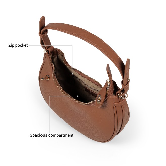 Mochi Women Tan Hobo Bag (SKU: 66-1271-23-10)