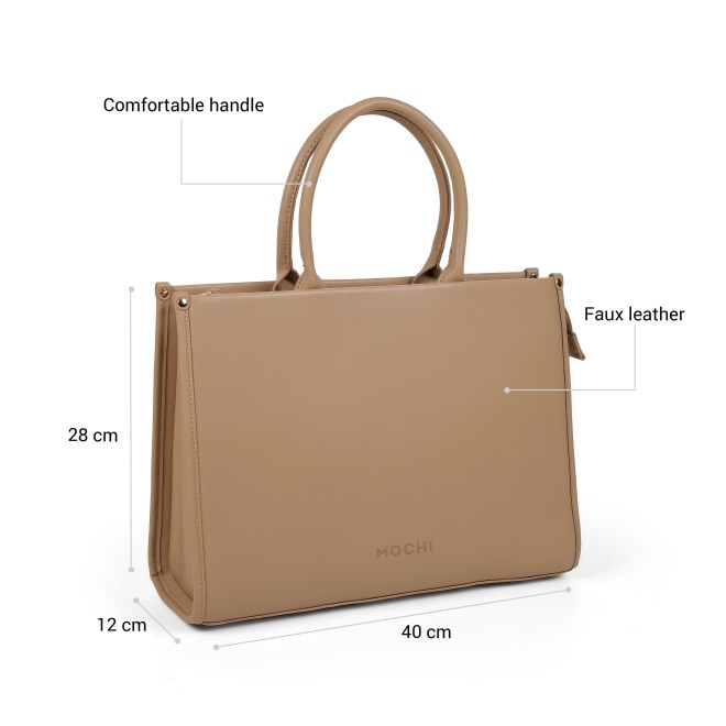 Mochi Women Beige Satchel Bag (SKU: 66-1273-20-10)