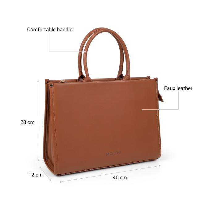 Mochi Women Tan Satchel Bag (SKU: 66-1273-23-10)