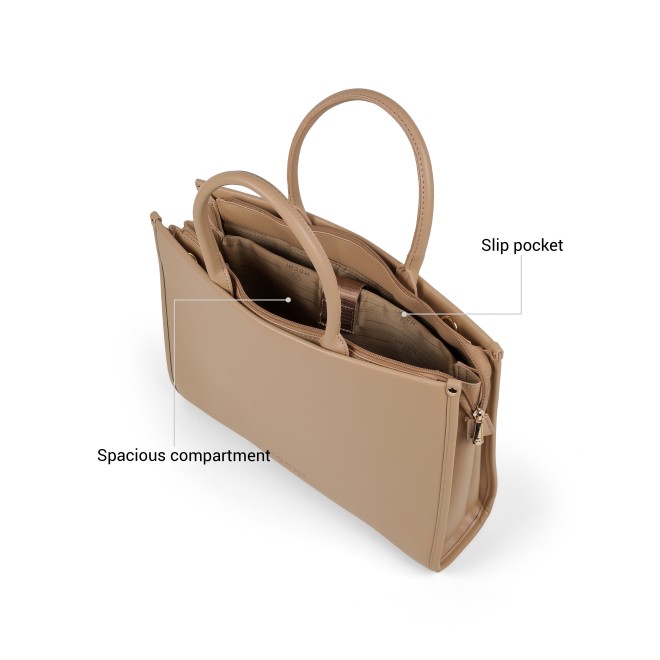 Mochi Women Beige Satchel Bag (SKU: 66-1273-20-10)