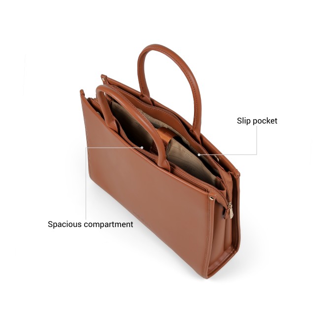 Mochi Women Tan Satchel Bag (SKU: 66-1273-23-10)