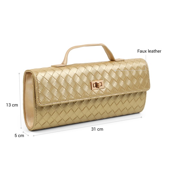 Mochi Women Gold Evening Bag (SKU: 66-1274-15-10)