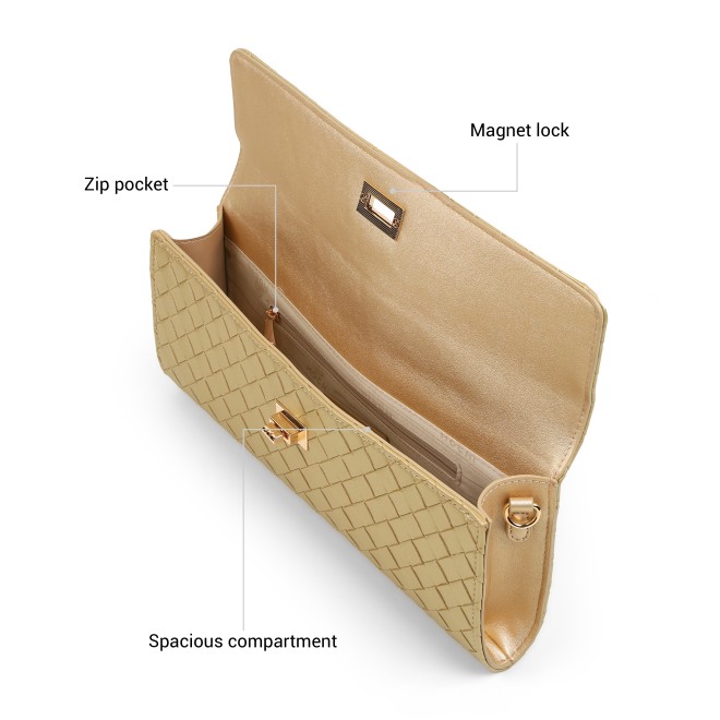 Mochi Women Gold Evening Bag (SKU: 66-1274-15-10)