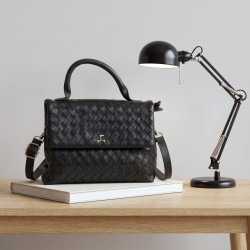 Mochi Women Black Satchel Bag