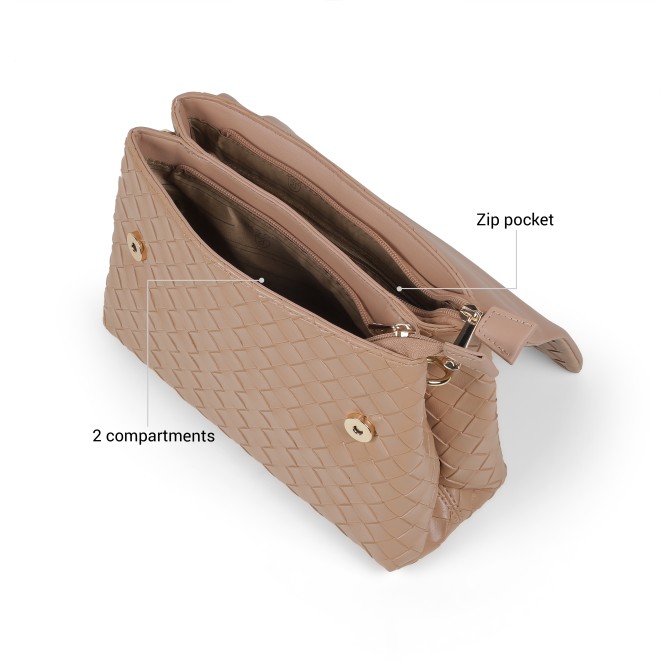 Mochi Women Beige Satchel Bag (SKU: 66-1275-20-10)
