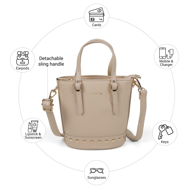 Mochi Women Beige Satchel Bag (SKU: 66-1287-20-10)