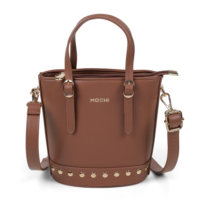 Mochi Women Brown Satchel Bag (SKU: 66-1287-12-10)