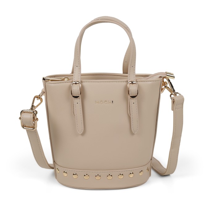 Mochi Women Beige Satchel Bag (SKU: 66-1287-20-10)