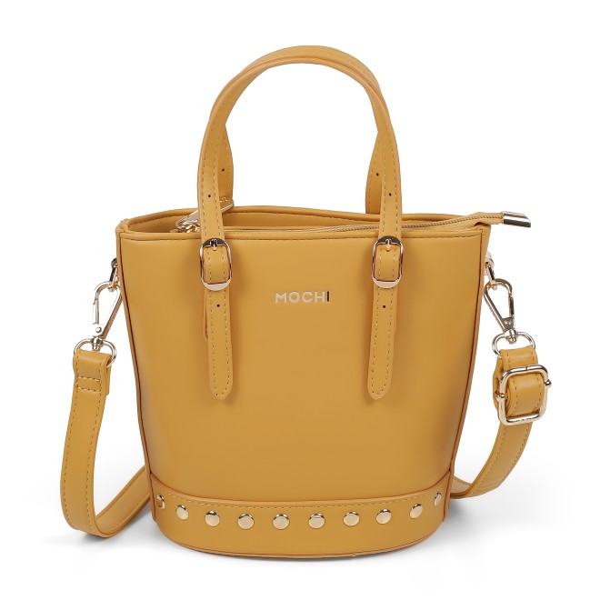 Mochi Women Yellow Satchel Bag (SKU: 66-1287-33-10)