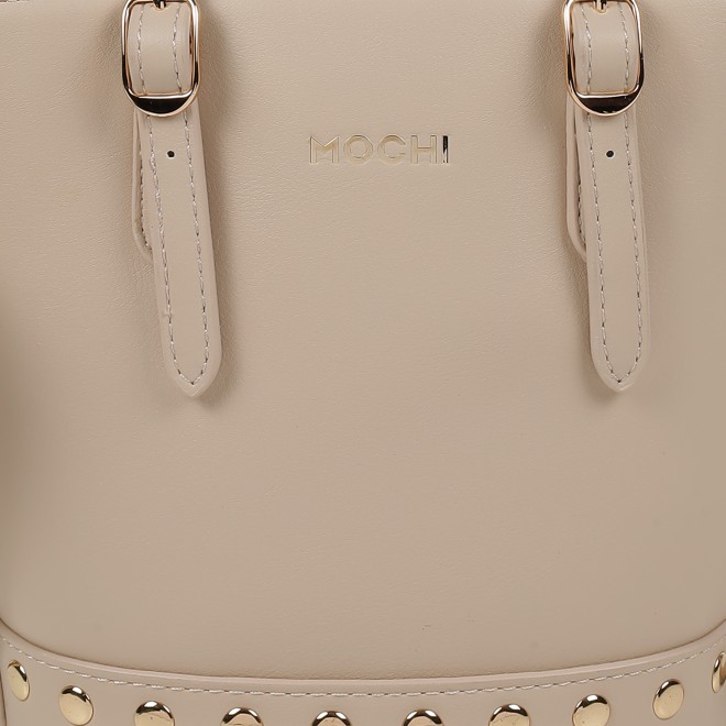 Mochi Women Beige Satchel Bag (SKU: 66-1287-20-10)