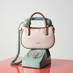 Mochi Women Beige Satchel Bag