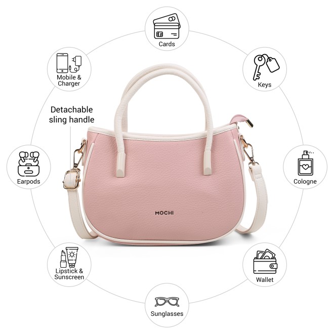 Mochi Women Pink Satchel Bag (SKU: 66-1288-24-10)