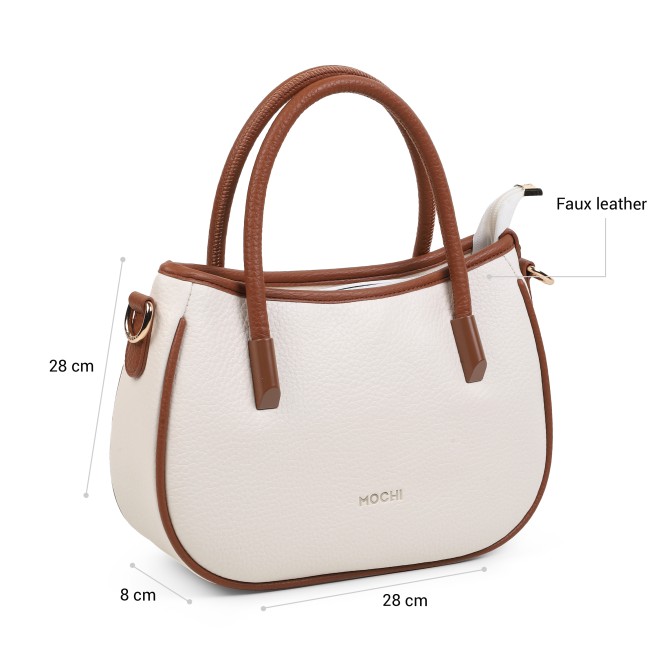Mochi Women Beige Satchel Bag (SKU: 66-1288-20-10)