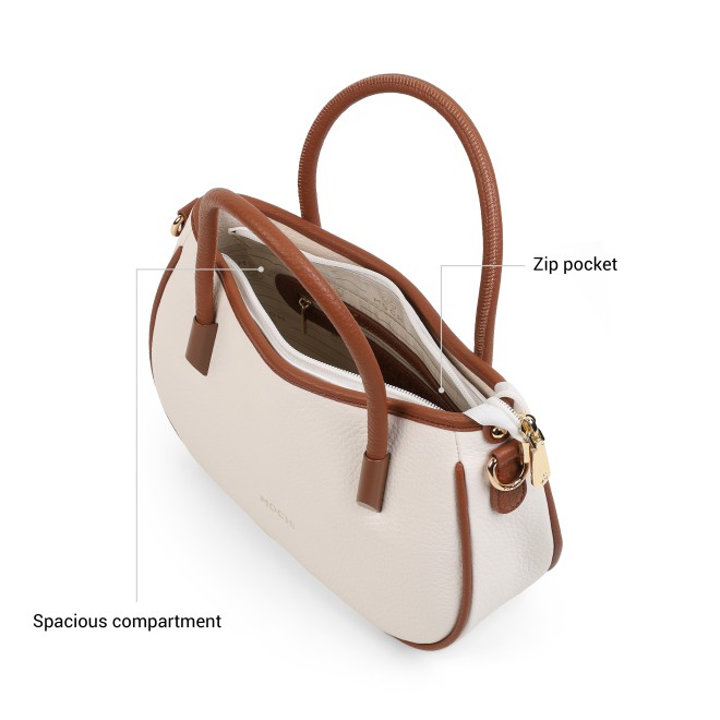 Mochi Women Beige Satchel Bag (SKU: 66-1288-20-10)