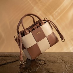 Mochi Women Tan Satchel Bag