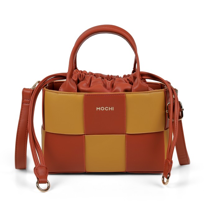 Mochi Women Orange Satchel Bag (SKU: 66-1291-25-10)