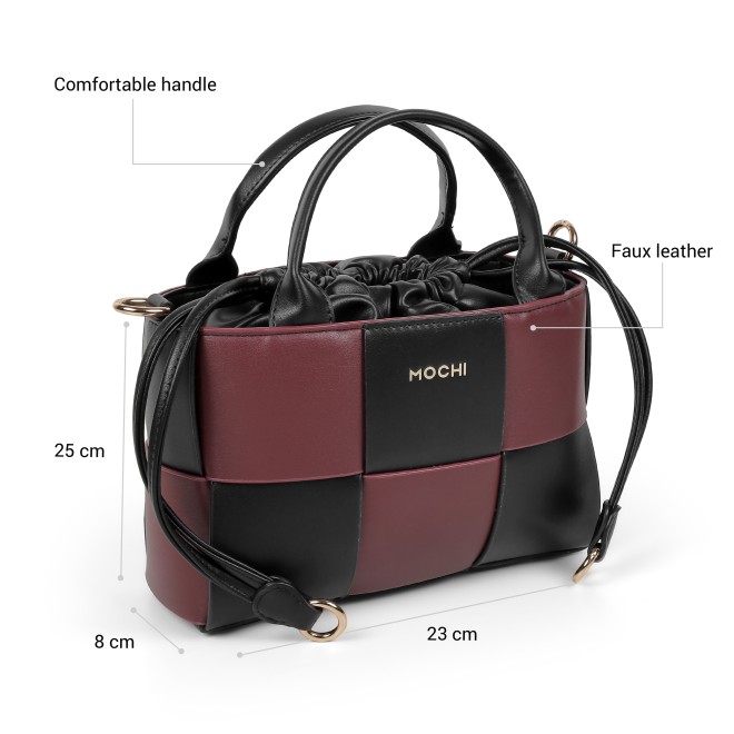 Mochi Women Black Satchel Bag (SKU: 66-1291-11-10)