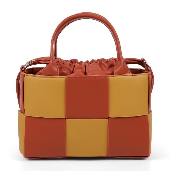 Mochi Women Orange Satchel Bag (SKU: 66-1291-25-10)
