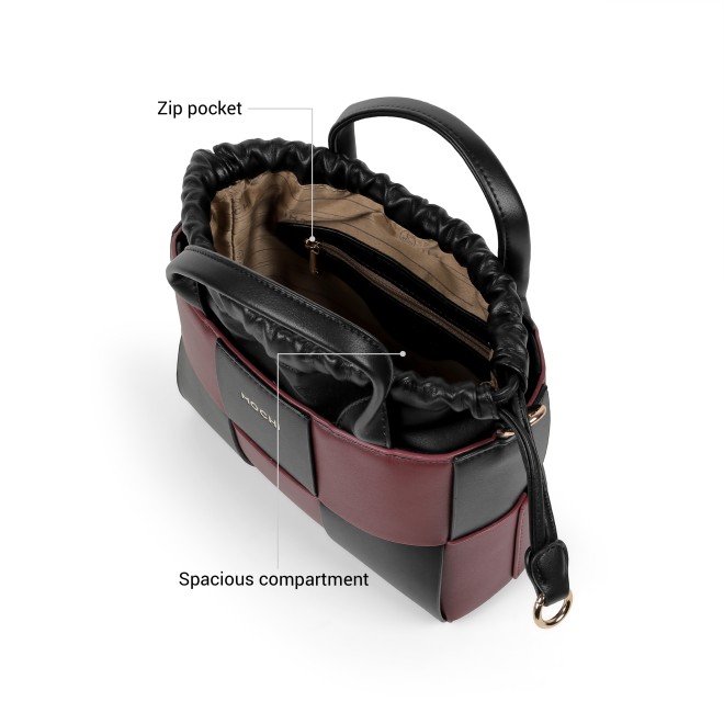 Mochi Women Black Satchel Bag (SKU: 66-1291-11-10)