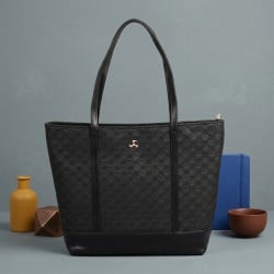 Mochi Women Black Tote Bag