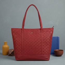 Mochi Women Maroon Tote Bag