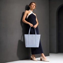 Mochi Women Blue Tote Bag