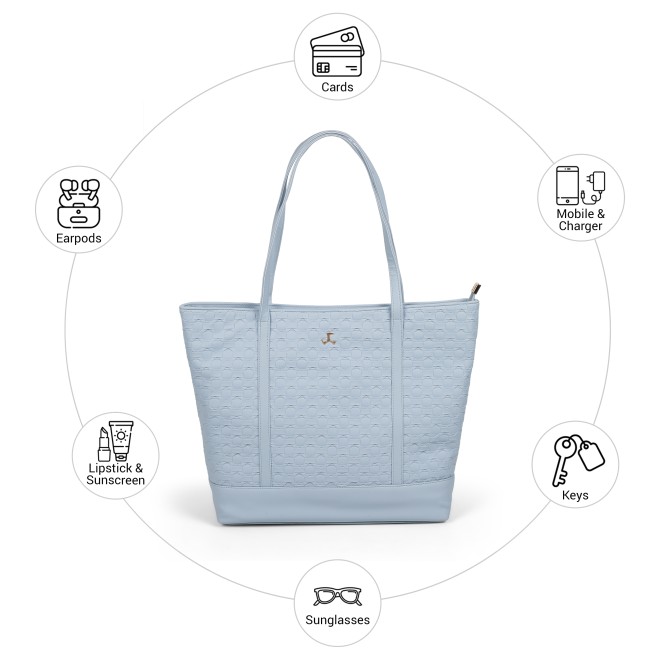 Mochi Women Blue Tote Bag (SKU: 66-1293-45-10)