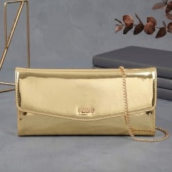 Mochi Women Gold Clutch