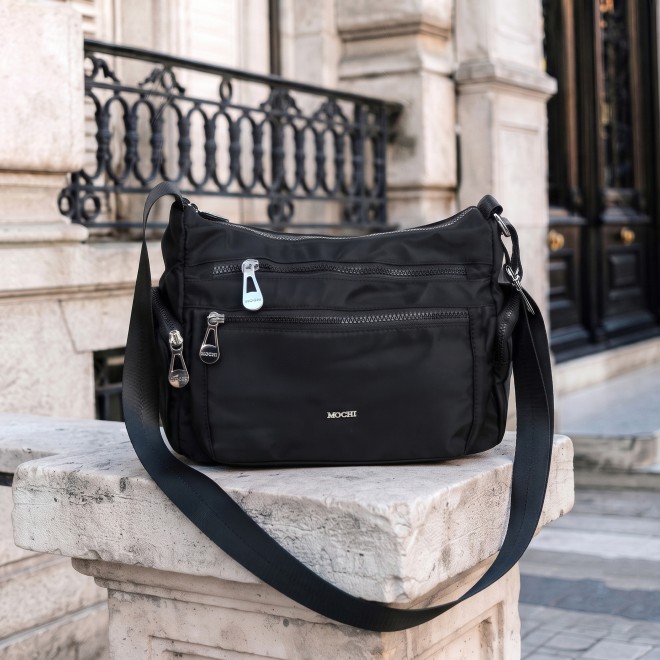 Mochi Women Black Sling Bag (SKU: 66-1295-11-10)