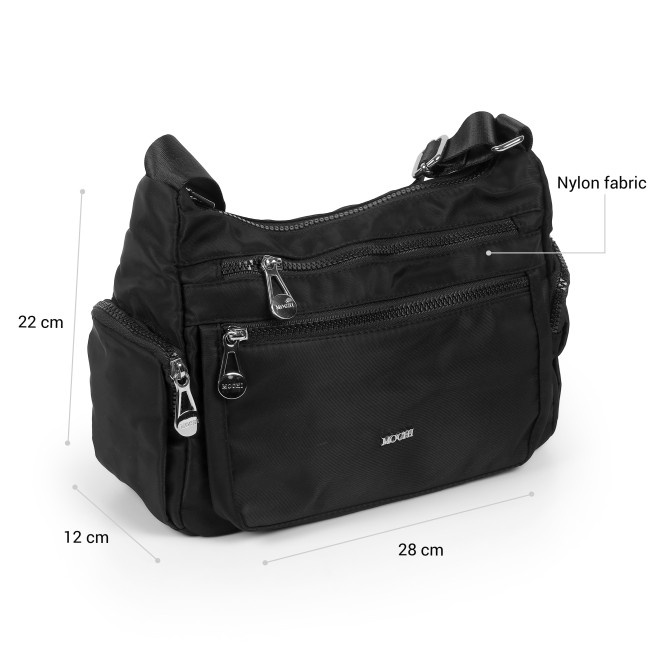 Mochi Women Black Sling Bag (SKU: 66-1295-11-10)