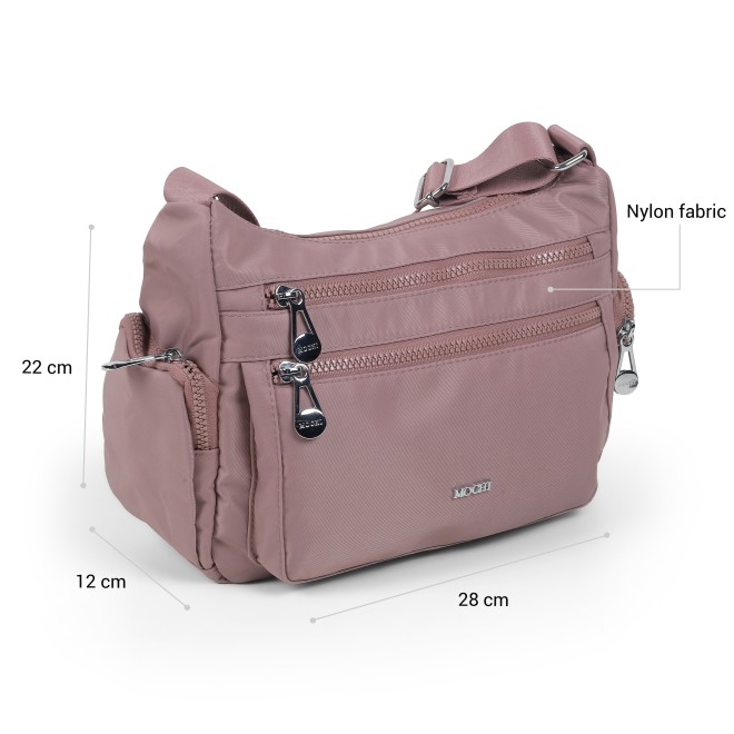 Mochi Women Pink Sling Bag (SKU: 66-1295-24-10)
