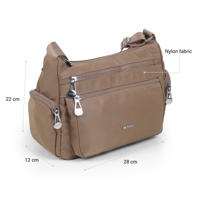 Mochi Women Khaki Sling Bag (SKU: 66-1295-62-10)