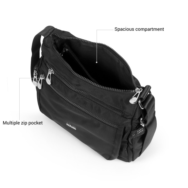 Mochi Women Black Sling Bag (SKU: 66-1295-11-10)