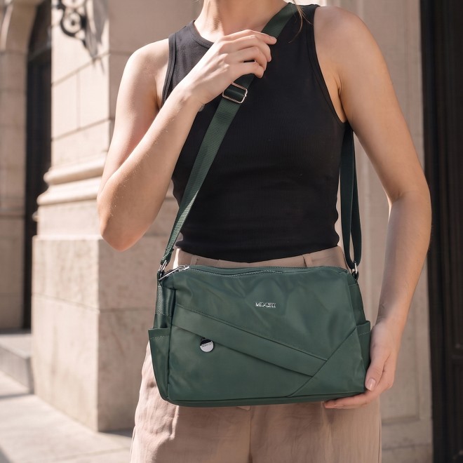 Mochi Women Green Sling Bag (SKU: 66-1296-21-10)