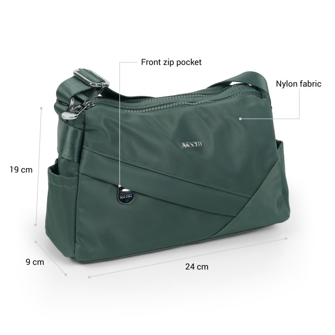 Mochi Women Green Sling Bag (SKU: 66-1296-21-10)