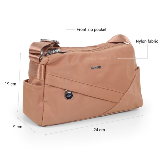 Mochi Women Orange Sling Bag (SKU: 66-1296-25-10)