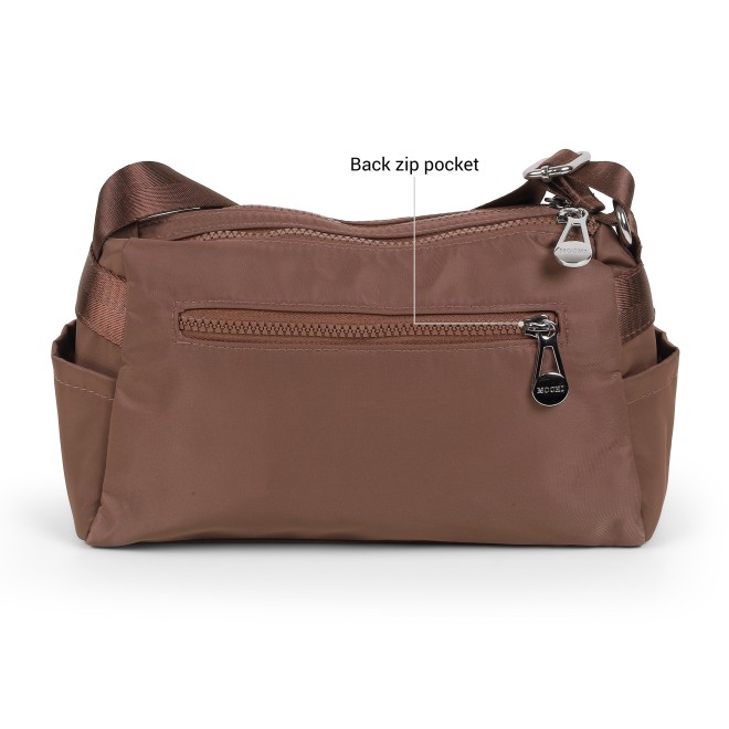 Mochi Women Brown Sling Bag (SKU: 66-1296-12-10)