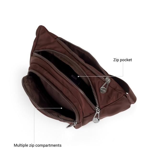 Mochi Women Brown Belt Pouch (SKU: 66-1297-12-10)