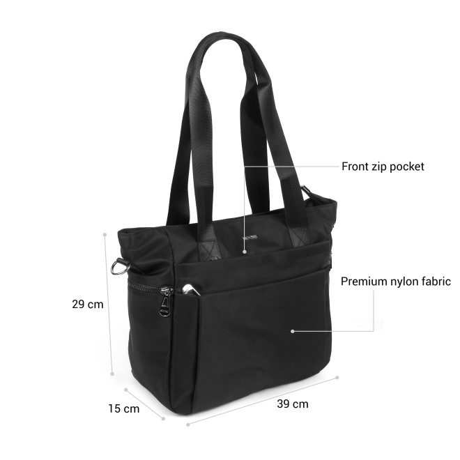 Mochi Women Black Satchel Bag (SKU: 66-1298-11-10)