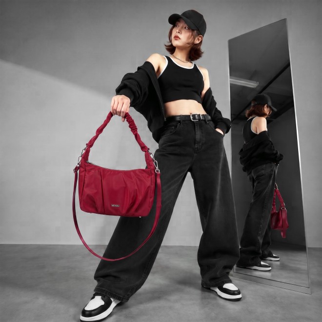 Mochi Women Maroon Shoulder Bag (SKU: 66-1299-44-10)